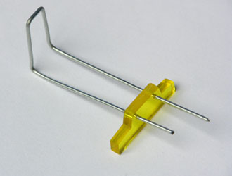 Plexiglass pivot pin for Rocket Plane